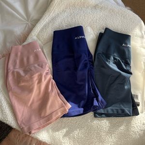 3 PACK Alphalete Amplify Short 4.5”